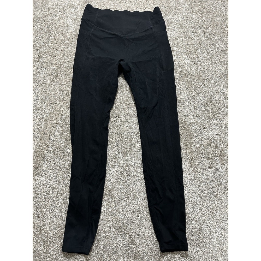 HALARA Black High-Rise Leggings with Sculpting Seam Details
